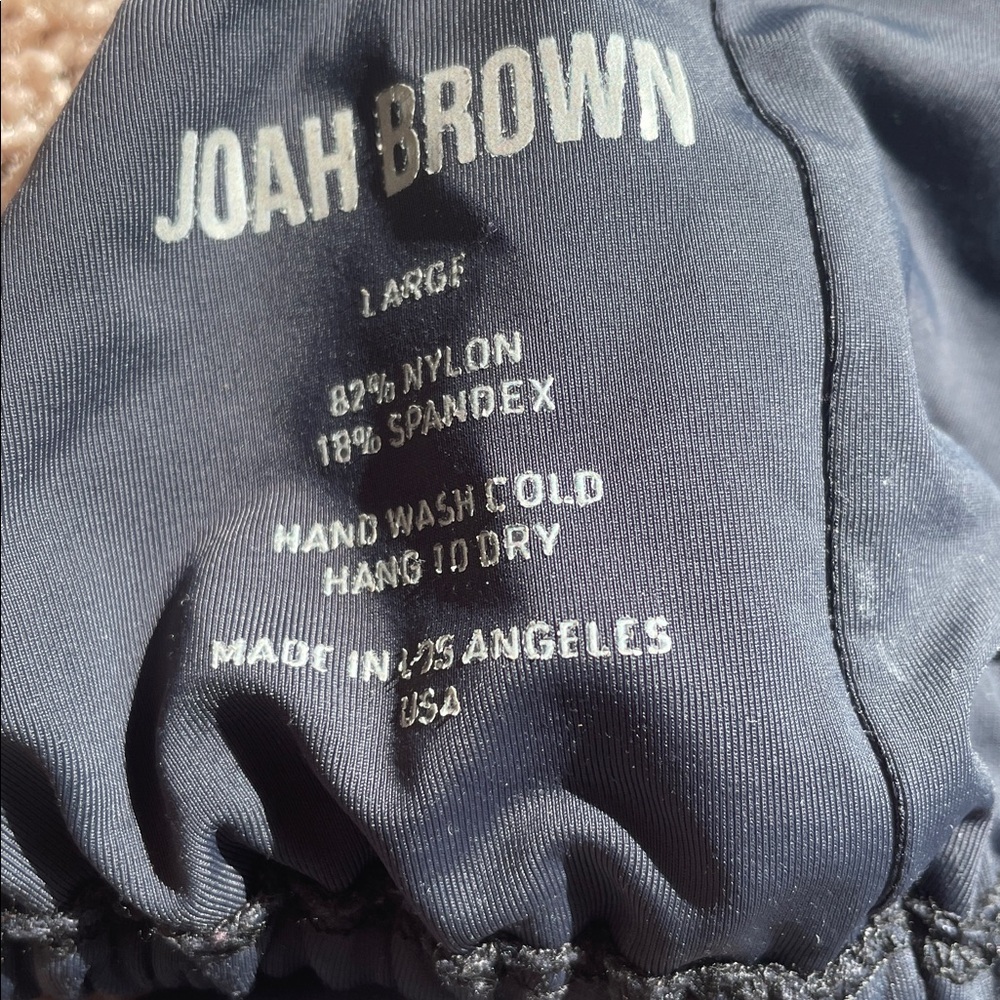 Joah Brown Dark Gray Bikini Set, **SMALL BOTTOM, LARGE TOP. - Picture 3 of 5